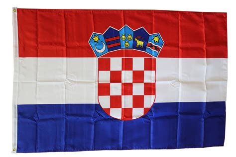Flag of croatia describes about several regimes, republic, monarchy, fascist corporate state, and communist people with country information, codes, time zones, design, and symbolic meaning. Buy Croatia - 3'X5' Polyester Flag | Flagline