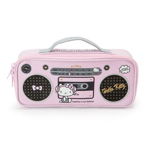 Hello Kitty Radio Cassette Pen Case Sakuraya Japan Kawaii Fashion