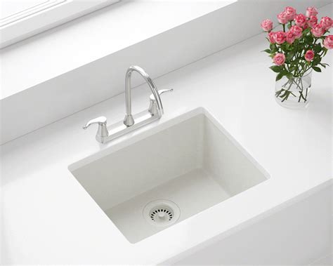 White Single Bowl Trugranite Sink