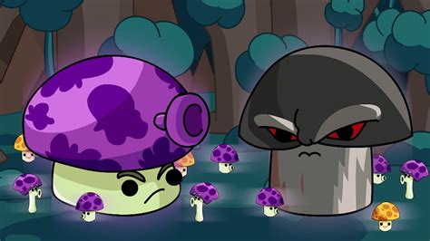 Pvz Only Mushrooms In 1 Minute Plants Vs Zombies Animation Youtube