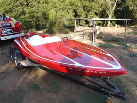 Classic 1970 19 Fthallet Jet Boat And Trailer 19 Foot 1970 Boat In