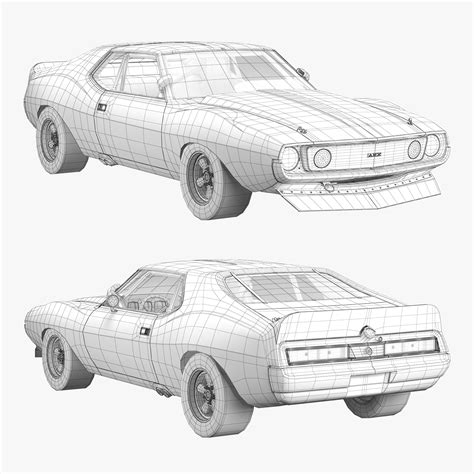 AMC Bill Collins javelin 3D model - TurboSquid 1868929