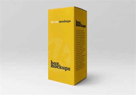 Download Matte paper box mockup | Premium PSD File