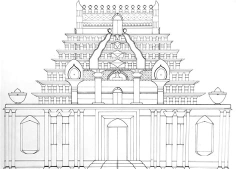 Img4082 4166×2976 Temple Drawing Temple Design Temple