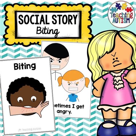 Social Story Biting Autism Teaching Social Stories Autism Social