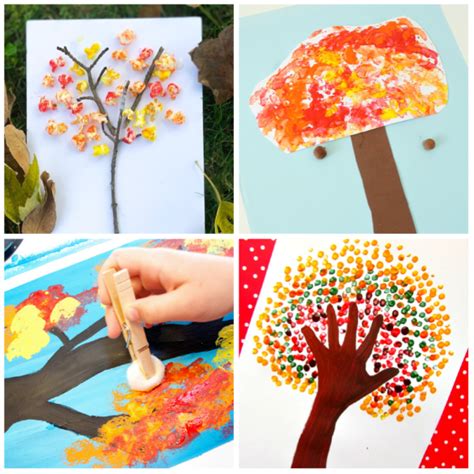 20 Fun Fall Tree Crafts For Kids Fantastic Fun And Learning Kids Fall