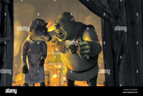The Wolf And Shrek Film Shrek Usa 2001 Characters And Shrek Director