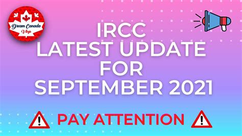 IRCC Latest Update September 2021 Processing Time CIC Canada