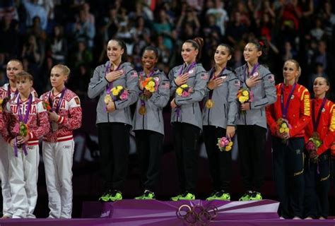 2012 Olympic Gymnastics Team Usas Gold Medal Showing Has Team Among Best Ever Olympic