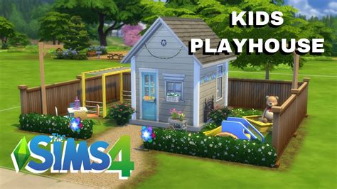 The Sims 4 Challenge Saturday Mini Kids Playhouse Speed Build