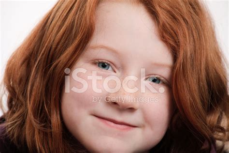 Girl With Red Hair And Blue Eyes Stock Photo Royalty Free Freeimages