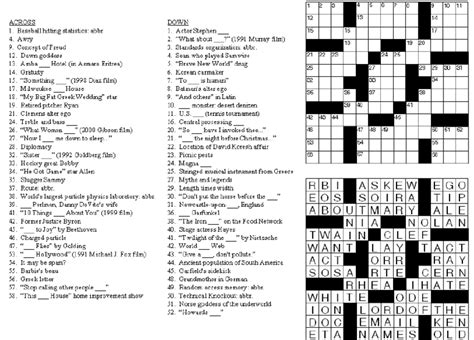 A 13x13 Sample Crossword Puzzle That Gcv Has Successfully Solved