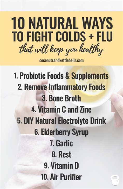 10 Natural Ways To Fight Colds And The Flu Coconuts And Kettlebells