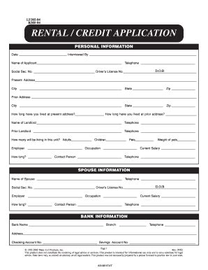 Application for change in credit card_change in residence status. 18 Printable personal credit application form Templates ...