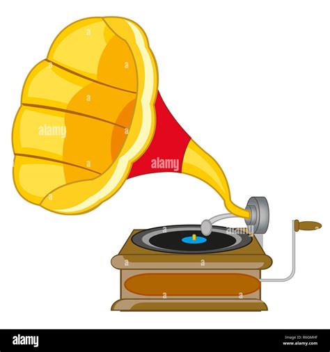 Old Time Music Instrument Gramophone Stock Photo Alamy