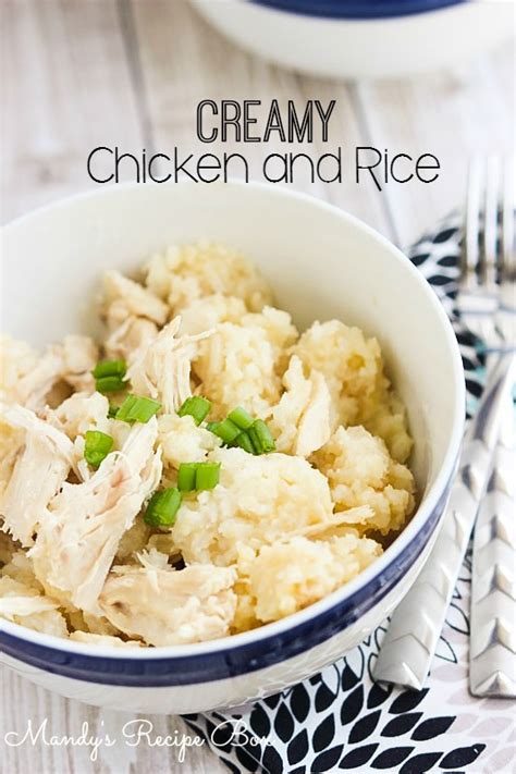 Cook until golden and no longer pink, 8 minutes per side. Creamy Chicken and Rice | Mandy's Recipe Box