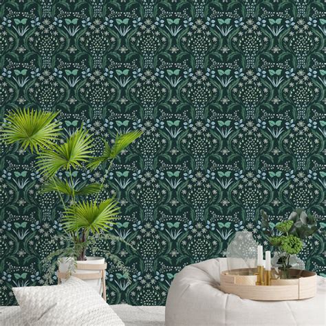Tempaper And Co Scandi Floral Removable Wallpaper 2modern
