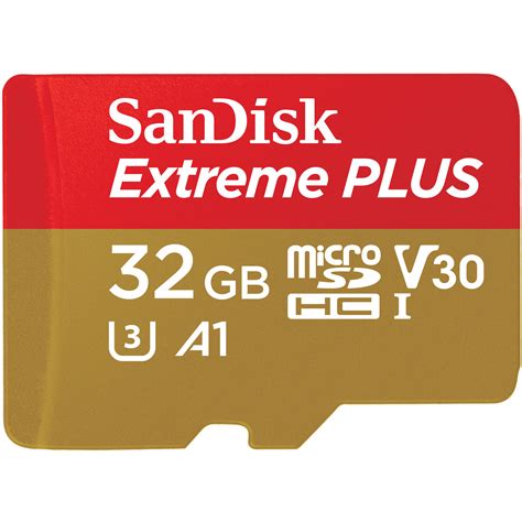 Sandisk 32gb Extreme Plus Uhs I Microsdhc Sdsqxwg 032g Ancma Bandh