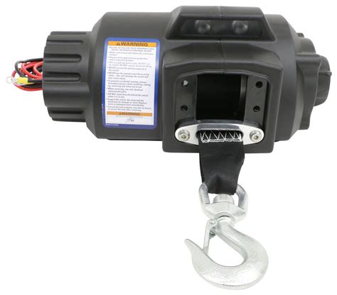 Fulton Xlt Powered Winch With Rugged Strap 10000 Lbs Fulton Trailer