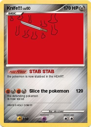 Pokémon Knife 140 140 Stab Stab My Pokemon Card