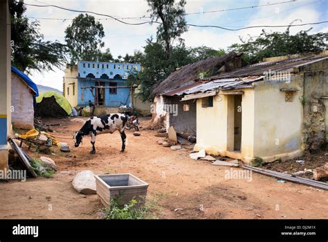 Ländliche Südindischen Dorf Andhra Pradesh Indien Stockfotografie Alamy