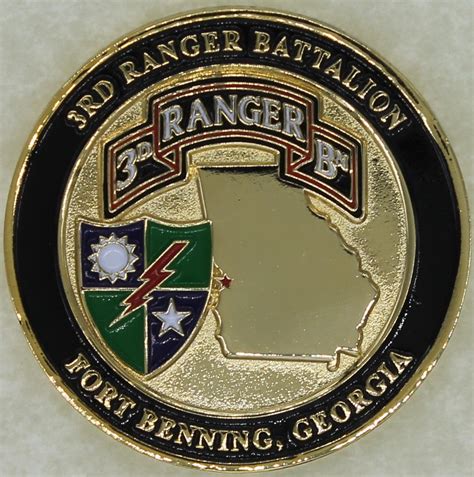 3rd Ranger Battalion Ft Benning Ga Army Challenge Coin Rolyat