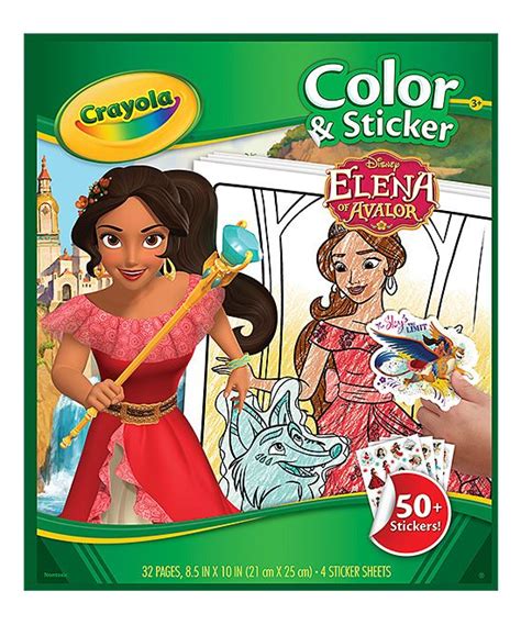 Elena Of Avalor Color And Sticker Activity Book In 2022 Coloring