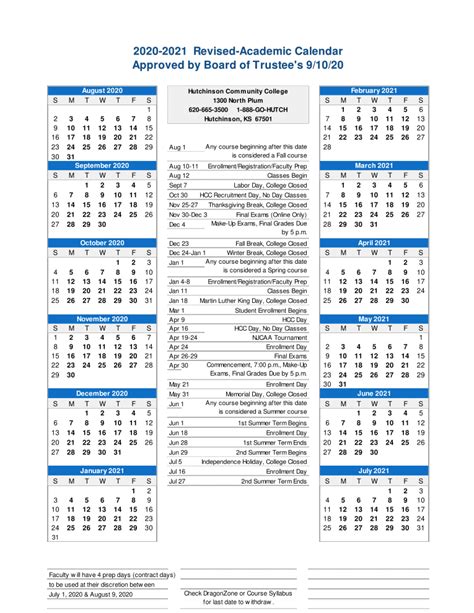 Umn Academic Calendar 2021 22 Customize And Print