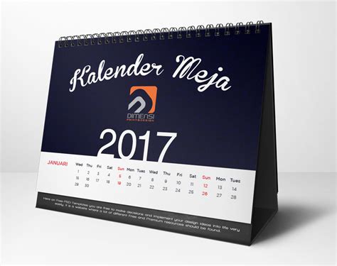 Jasa Cetak Kalender Meja Murah Via Online