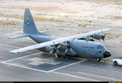 74 2063 Usa Air Force Lockheed C 130h Hercules At Kandahar Photo