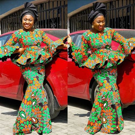 Latest Trendy And Stunning Ankara Skirt And Blouse Styles