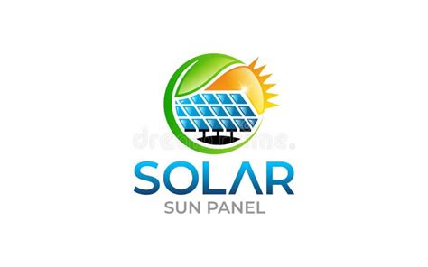 Illustration Vector Graphic Of Sun Energy Solar Panels Logo Design