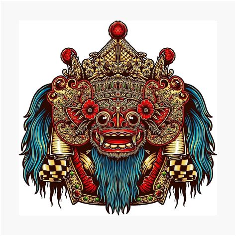 Bali Painting Mask Drawing Buddha Indonesian Art Fashion Wallpaper