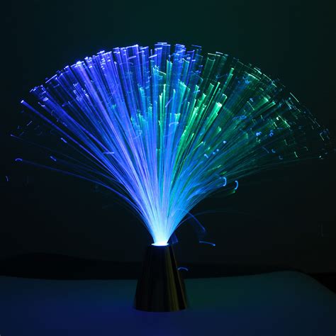 Instead, different colored diodes inside emit the light. Romantic Fibre Optic LED Night Light Color Change Desk ...