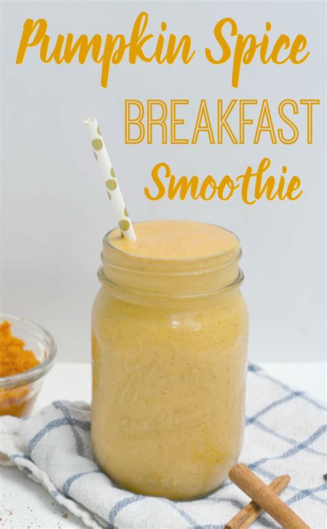 Pumpkin Spice Breakfast Smoothie Moms Without Answers