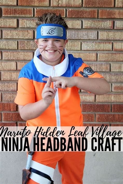 Naruto Hidden Leaf Village Ninja Headband Craft Diy Diy Costumes Kids