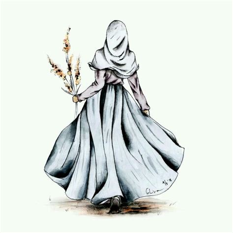 Pin By Mariyamiram On Hijab Gurl Hijab Drawing Islamic