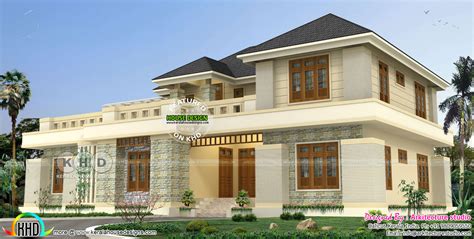 3500 Square Feet 4 Bedroom Modern House Plan Kerala H