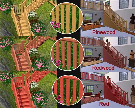 Mod The Sims Outdated Set Of 12 Stair Recolours Linked With