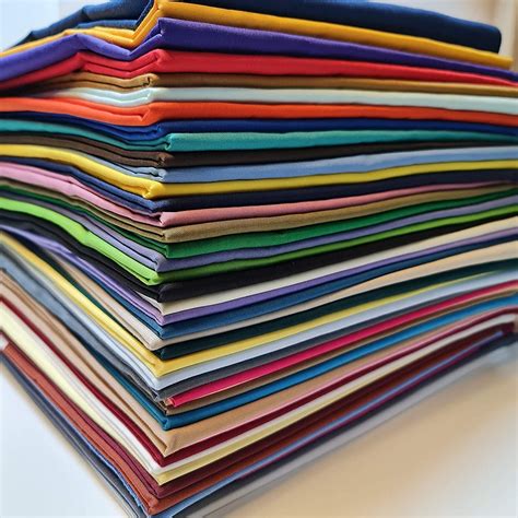 Plain Polycotton Fabric Sheeting Lining Dress Craft Material 44″ Wide