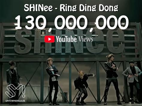 Shinee’s “ring Ding Dong Becomes Their 1st Mv To Reach 130 Million Views On Youtube 🎉 R Shinee