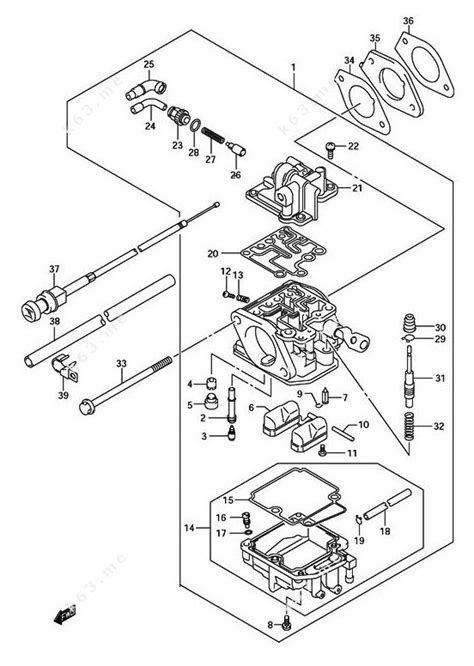 Older Years Suzuki Df 15 Carburetor Parts Catalog