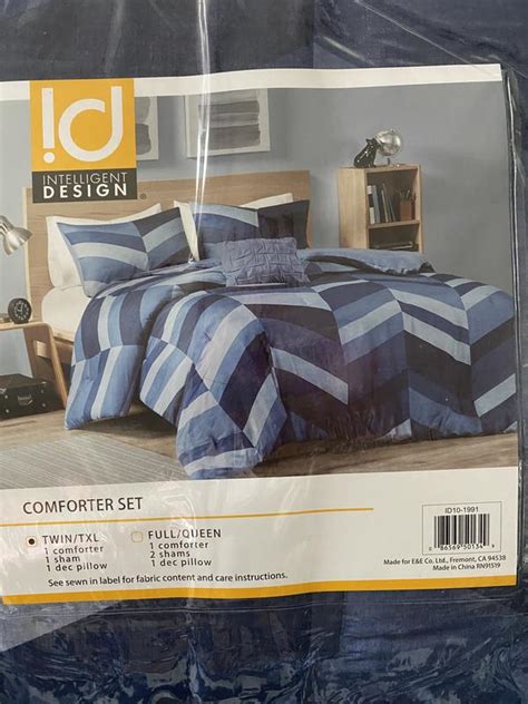 Intelligent Design Aiden Chevron Printed Comforter Set Bed Bath And Beyond