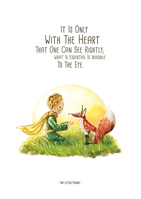 The Little Prince Poster Illustrations Typography Wall Etsy The