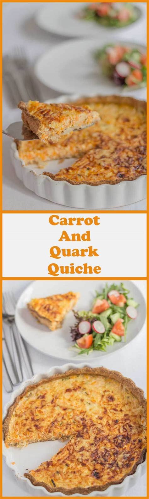 Make dinner tonight, get skills for a lifetime. Carrot and Quark Quiche | Recipe | Quick healthy meals ...