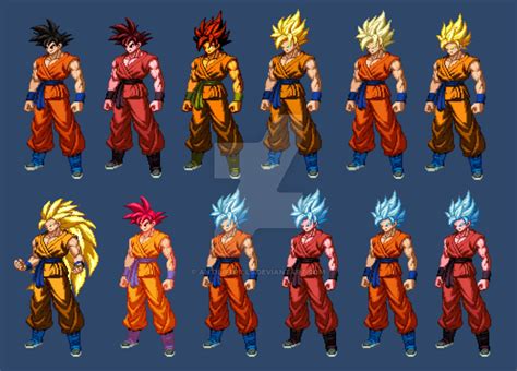 The dragon ball series in order anime. Goku All Forms (extreme butoden) by AntiLifePills on @DeviantArt | Anime, Dragonball z