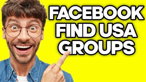 How To Find Usa Groups On Facebook 2023 Youtube