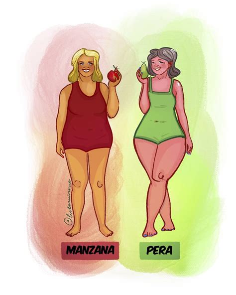el cuerpo de pera es más saludable que el cuerpo de manzana en las mujeres flanlate