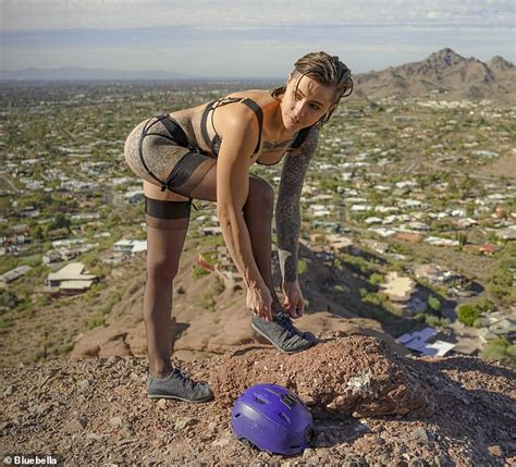 VERY Risque Business Base Jumper Leaps Off A Cliff Wearing Nothing But