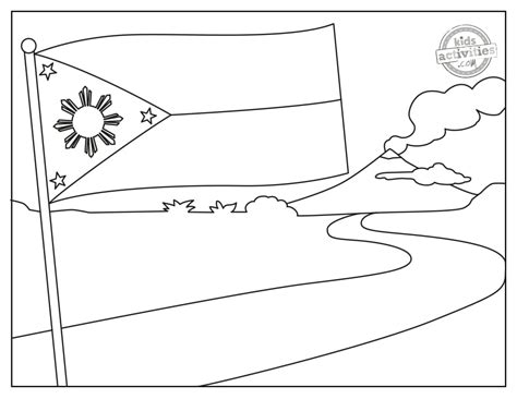 Providential Philippine Flag Coloring Pages Healthcareeffect